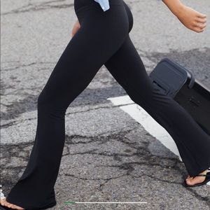 Aerie High Waisted Crossover Flare Leggings